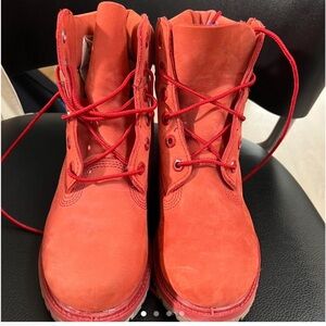 Red Timberland Boots